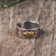 Bague Feng Shui Pixiu + 01 Guide contre les blocages Spirituels Le Bon Prix