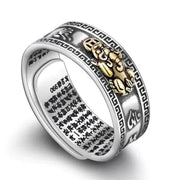 Bague Feng Shui Pixiu + 01 Guide contre les blocages Spirituels Le Bon Prix