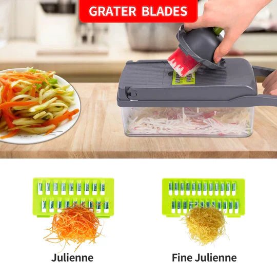 Coupe-légumes  multifonctionnel 12 en 1 Le Bon Prix