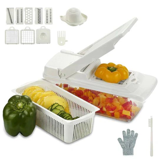 Coupe-légumes  multifonctionnel 12 en 1 Le Bon Prix